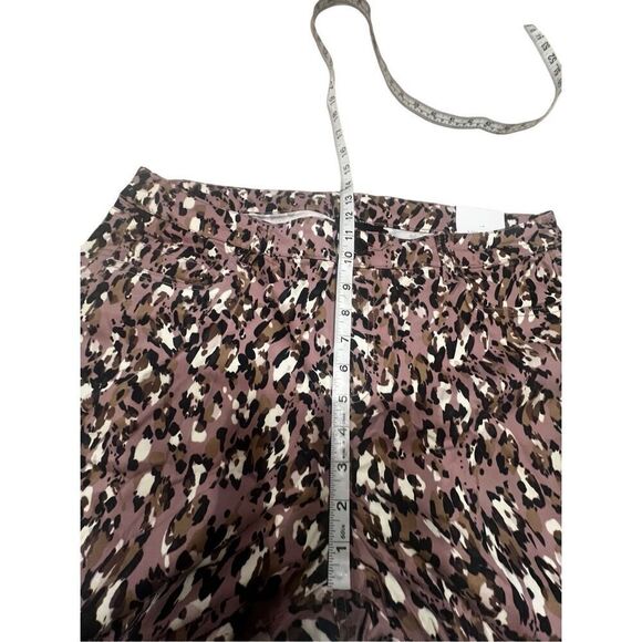 Lane Bryant Mid Rise Skinny Animal Print Pants Purple Sz 16 NWT - Picture 7 of 9